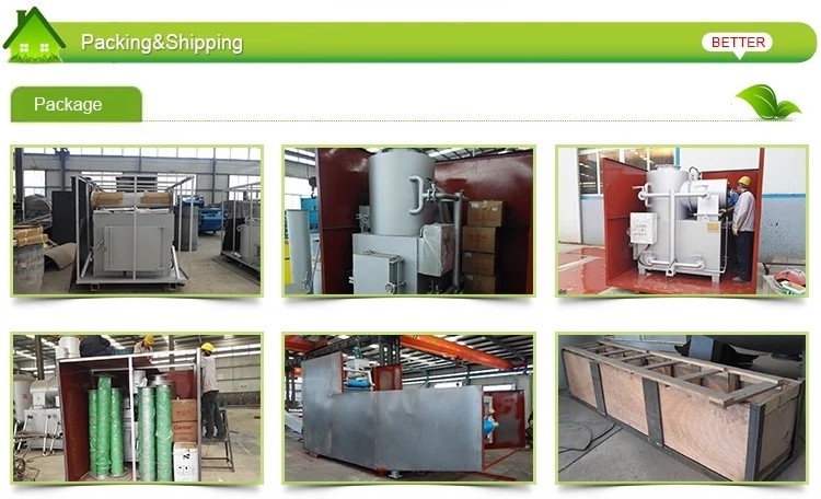 Environmental Protection Municipal Waste Recycling Plant with 0.37KW Refuse Collector