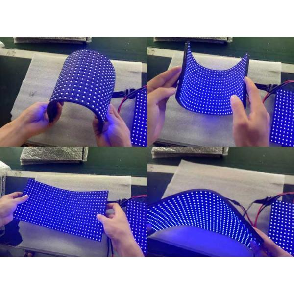 Deformable LED display panel