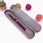 Best quality blue color metal engraving logo ball point pen