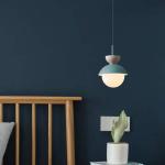 Modern Pendant Lamp Nordic Glass Ball Light Fixtures Hanging Suspension Light(WH