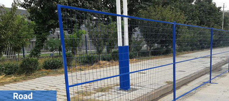 2.5mm Wire Diameter Galvanized Welded Temporary Fence For Construction Sites