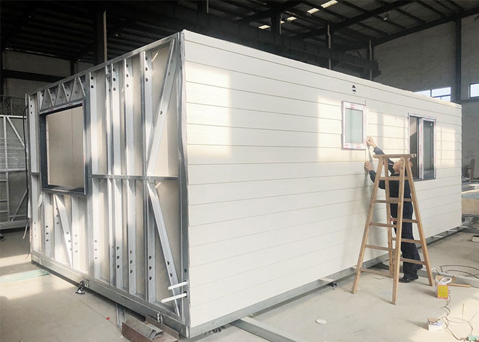 Light Steel Structure Frame Houses Foldable House 1-2 Bedroom Easy to Assemble