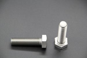 Wholesale DIN 933 M6x12 Stainless Steel Hex Head Bolts , Hexagonal Headed Bolt Hardware Accessories from china suppliers