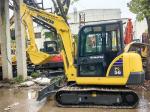 Komatsu PC56 Excavator For Construction Used Mini Excavator 34.5KW Machine