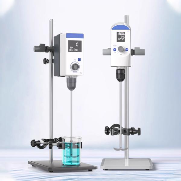 Mixing with Adjustable Mixing Rod Chuck Laboratory Stirrer and LCD Screen Display Mode