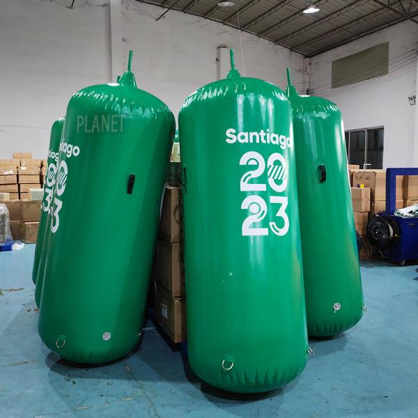 Customized Air Sealed PVC Inflatable Floating Marker Buoy Inflatable Cylinder
