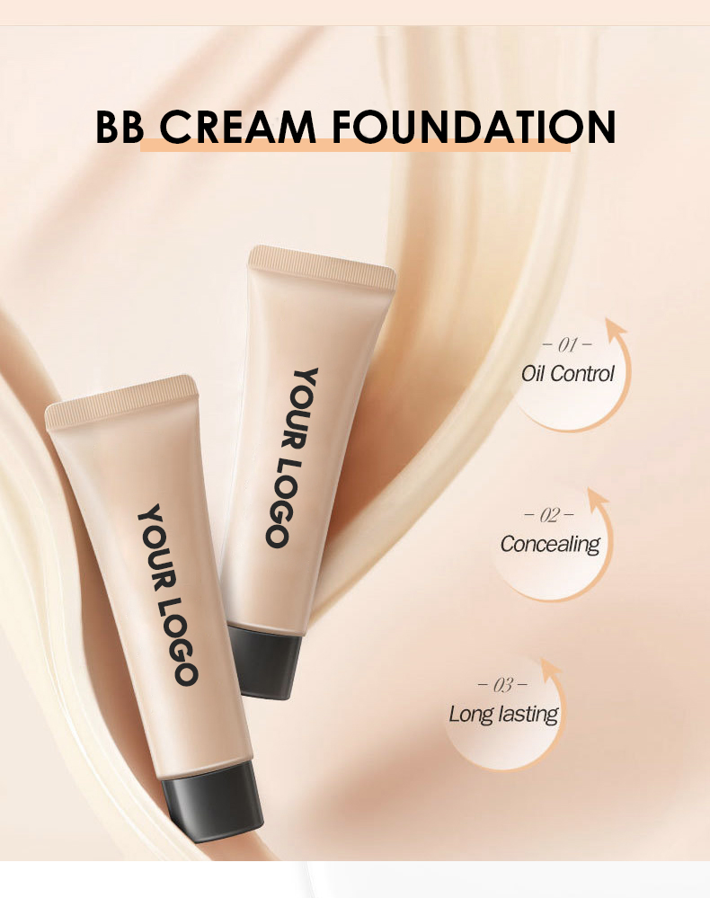 Liquid Foundation Makeup Fond De Teint Brightening Oil Control Liquid Foundation Makeup Brightening BB Cream
