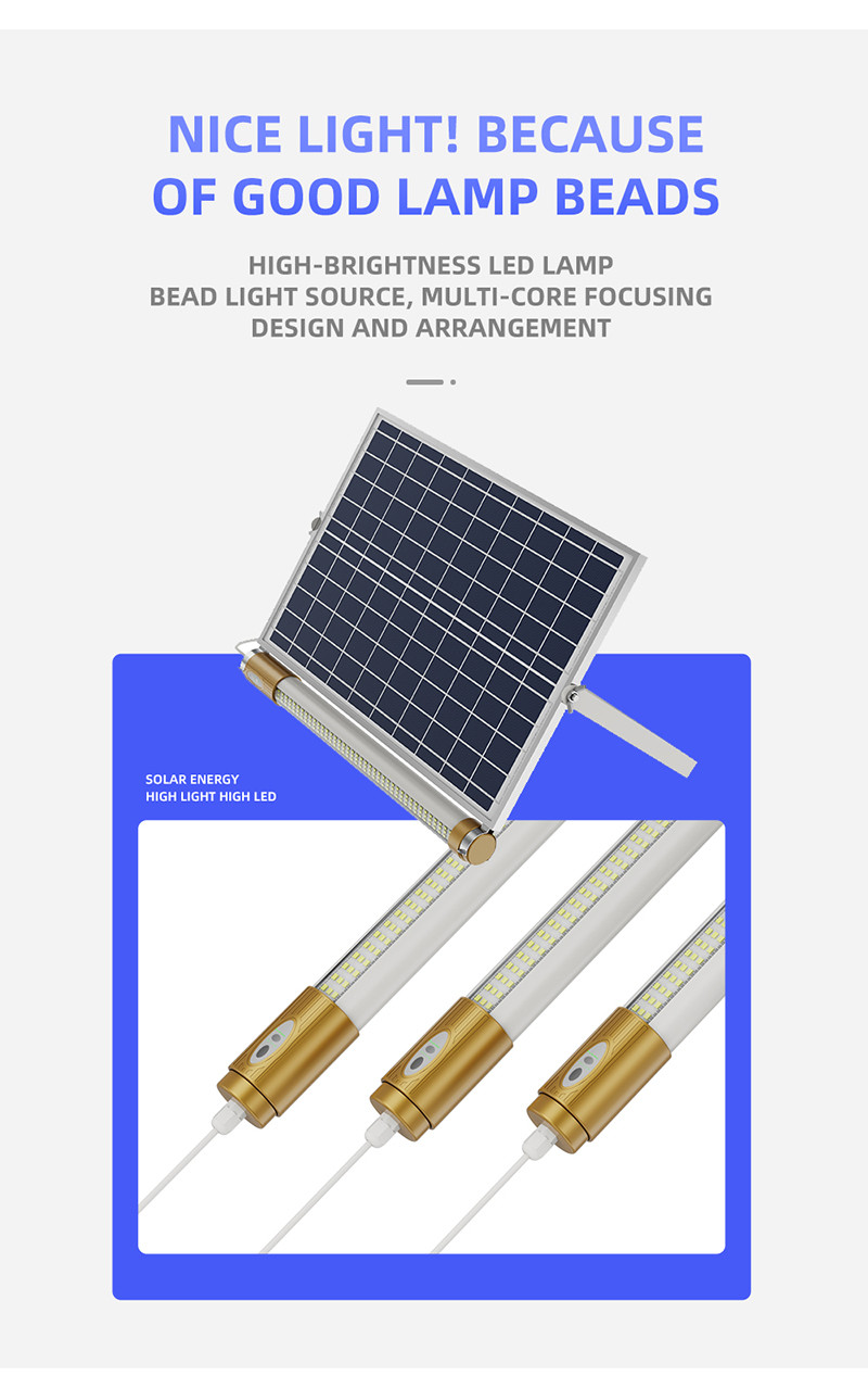300w Solar Panel Fluorescent Light Fixtures T12 350x450mm 6V 20W Slim Die Casting Aluminium