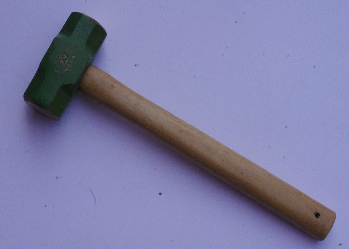 Construction Hand Sledge Hammer Non Sparking Hand Tools Fiberglass / Wood Handle