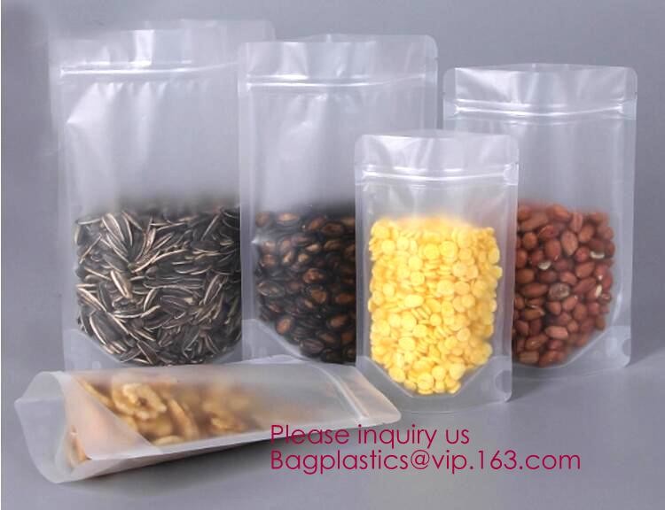 Reusable Top Zip lockk Square Box Flat Bottom Aluminum Foil Lined Plastic Kraft Paper bag with Window,250g 500g Custom Pla