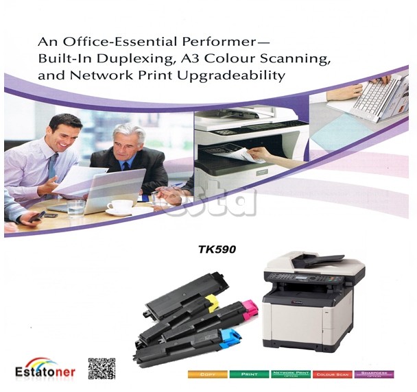 TK590 Kyocera Printer Cartridges Compatible Toner Cartridges FS-C2026 / C2126MFP / C2526MFP / 2626MFP
