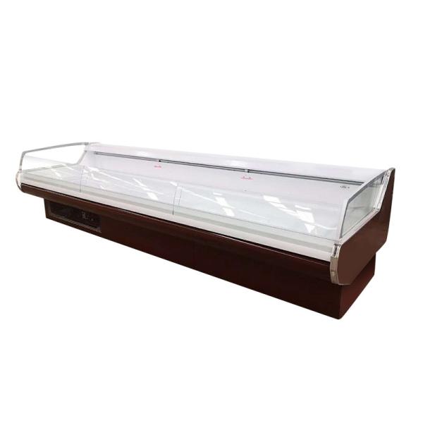 Supermarket Open Fresh Meat Chiller Self-service Display Counter