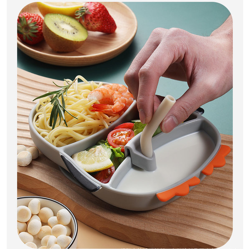 1pcs Stainless Steel Children's Cutlery Set with Silicone Handle Spoon and Fork in Box