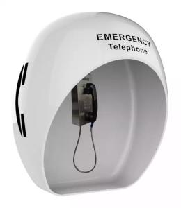 Wholesale Vandal Resistant Outdoor Acoustic Telephone Booth For Emergency Telephone from china suppliers