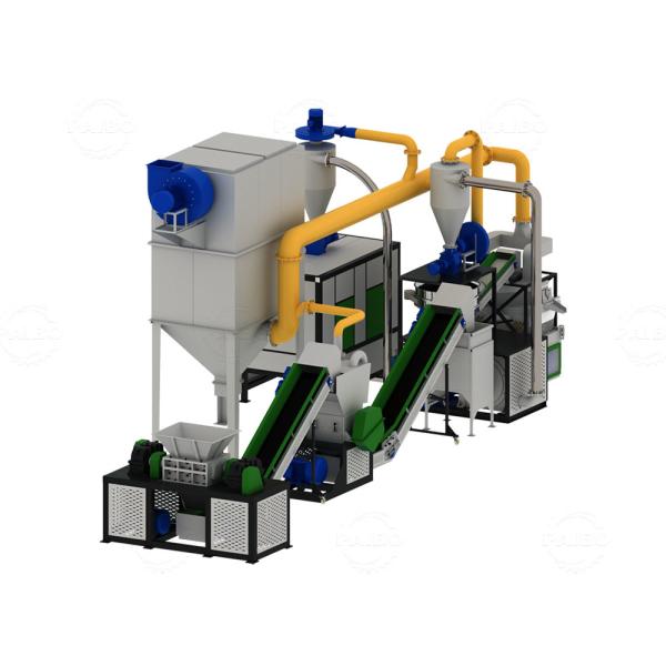 Plastic And Aluminum Blister Food Packaging Bag Recycling Machine For Energy