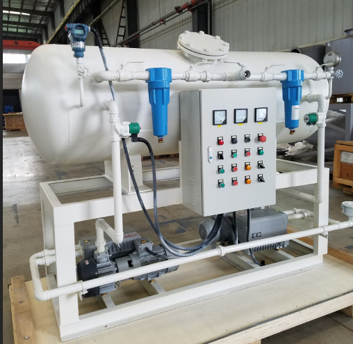 Roots Rotary Vane Vacuum Pump Set Two Stage 150L/S Suction Capacity