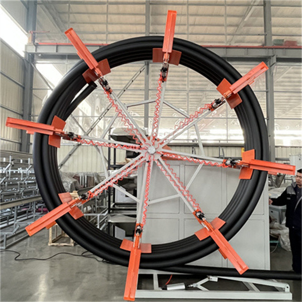 Drainage Electric Conduit Pipe Machine , High Speed HDPE Pipe Extrusion Line