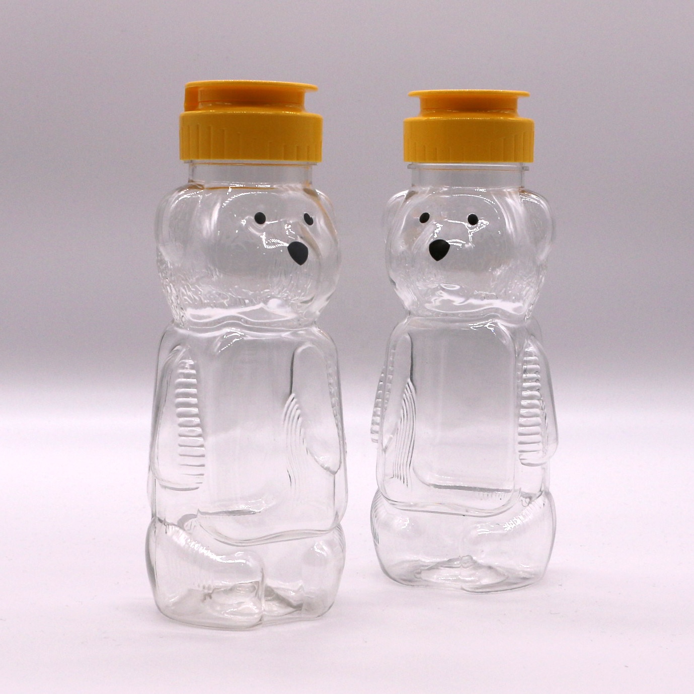 200ml PET Bear Plastic Honey Jars for Food Grade and Creative Student Portable Bottle