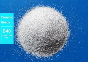 Wholesale B40 Size 0.250 - 0.425 Mm Ceramic Bead Blasting Metal Surface Treatment Blasting Media from china suppliers