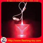 Wholesale Red, Yellow, Blue Glow Flash Pendan, Flashing Led Necklaces HL-B2112 from china suppliers