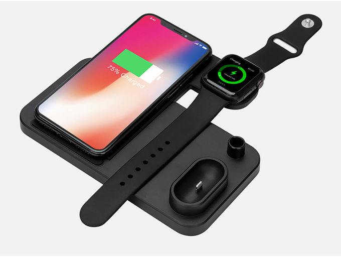 Multifunction 2W ABS 139mm 4 In 1 Wireless Charging
