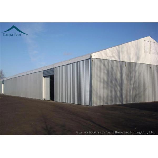 White Aluminium Frame Warehouse Tent With Rainproof Large Canopy Fabric
