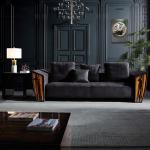 Matted 0.75m Comfy Modular Sectional Couch , Surrey Classic Chesterfield Velvet