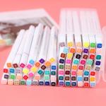 Multi Colored Art Marker Set 12 18 24 36 48 Colors Highlighter Marker Pen Double