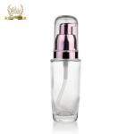 Frosty OEM Foundation Pump Bottle MSDS Certification Cosmetic Glass Bottles