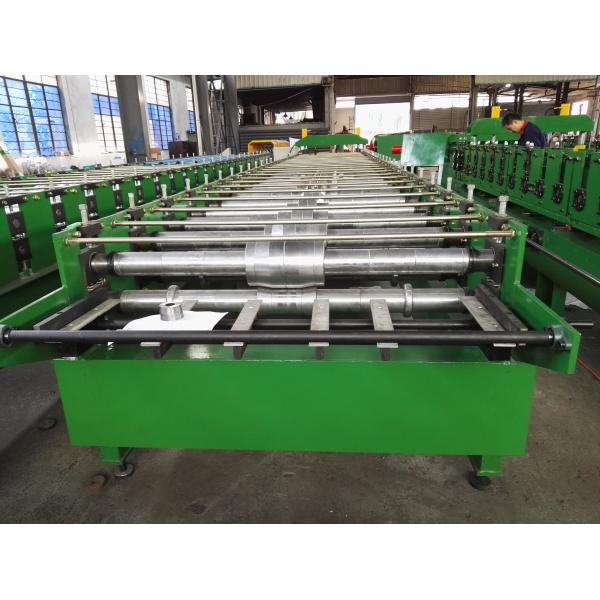Automatic PLC Control Glavanized Trapezoidal Roofing Sheet Roll Forming Machine With Hydraulic Station