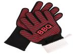 Printing Logo Heat Resistant BBQ Gloves , Insulated Cooking Gloves