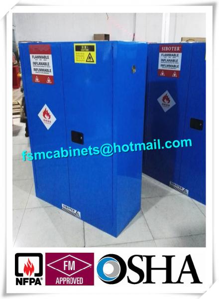 Quality Hazardous Waste Storage Cabinets For Laboratory , Paint Industry Safety Cabinets For Inks for sale