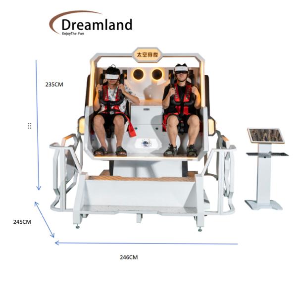 Revolutionize Your Business with VR 360 Simulator Computer CPU 10100F Robotic Arm Rotation System and Acrylic Structure