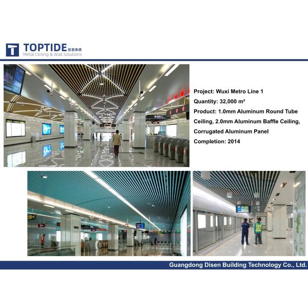 Water Drip Shape Aluminium Profile Strip Ceiling Architecture Wall Ceiling Linear Panel for Open Space