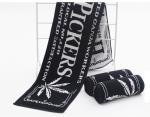Embroidered Cotton Bath Towels , Thicken Custom Sports Towels Luxury Touch