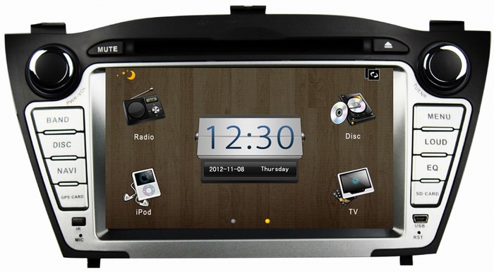 Car multimedia player for Hyundai Tucson /IX35 2009-2012 with bluetooth driver OCB-7022