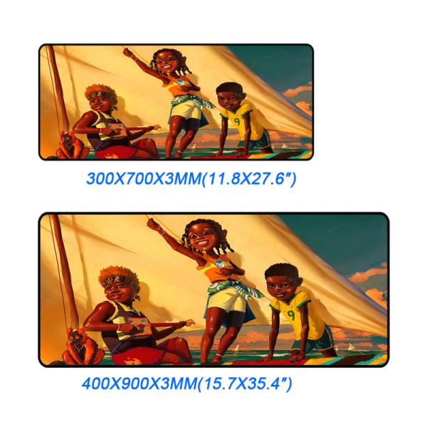 Professional Game Player Custom XXXL PC Desk Mat with Edging Packaging and Logo Mousepads