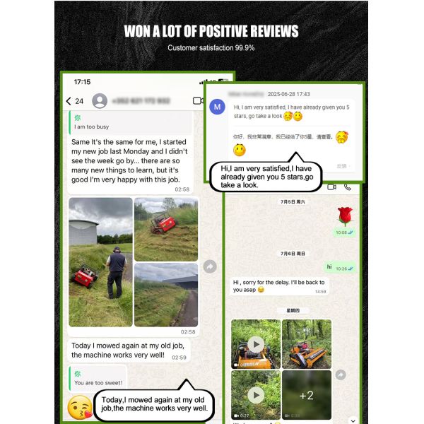 US Spot CE Approved Remote Control Crawler Gasoline Powered Wireless Control Lawn Mower Orchard Self-Propelled Mowing Machine