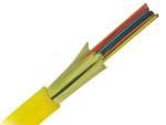 GJFJV Indoor 12 Core Single Mode Fiber Optic Break Out Cable with Strengthened