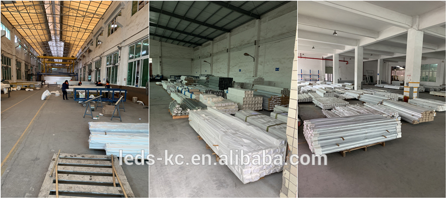 Indoor and outdoor application deep floor mounting led aluminum extrusion