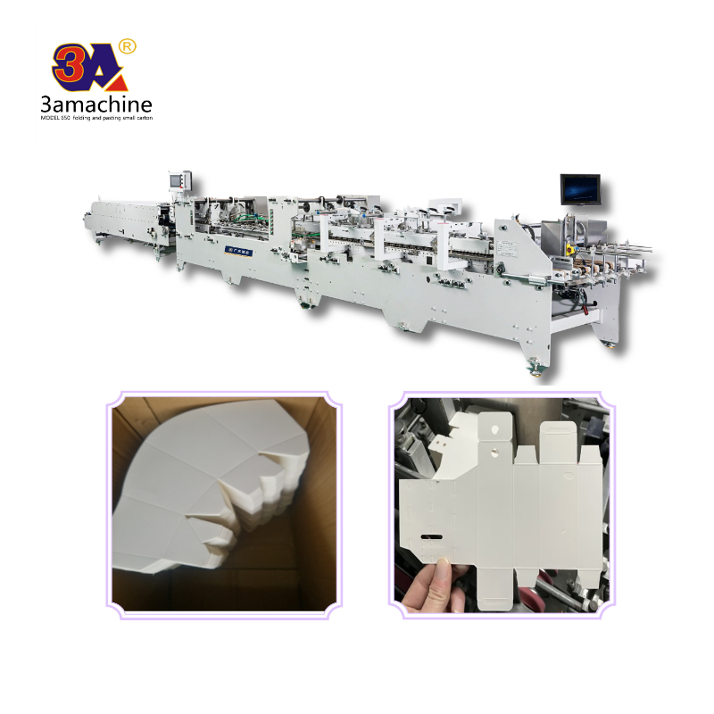 end Listing Paper Box Automatic Gluing Machine Carton Folder Gluer for Carton Folding