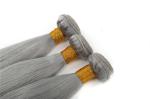 8-24 Inches Stock hot selling grey color hair weft 100% brazilian virgin human