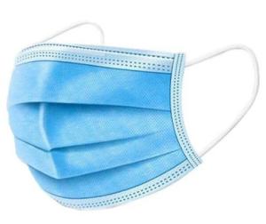 Wholesale Adult Disposable Face Mask Blue And White Flexible Adjustable Earrings from china suppliers