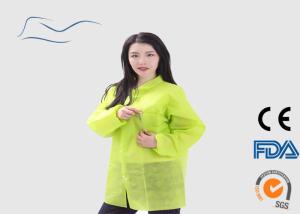 Wholesale Medical Disposable Visitor Coats Non Woven Long Sleeve Without Pockets from china suppliers