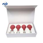 15/25/35/55mm 4 Pcs Silicone Cups Massage Therapy Cup Reusable Facial And Body
