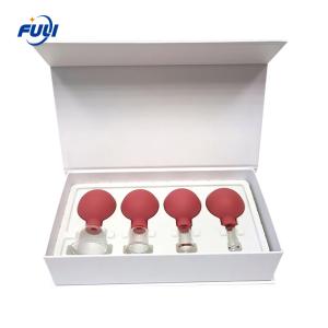 Wholesale 15/25/35/55mm 4 Pcs Silicone Cups Massage Therapy Cup Reusable Facial And Body Cupping Device from china suppliers