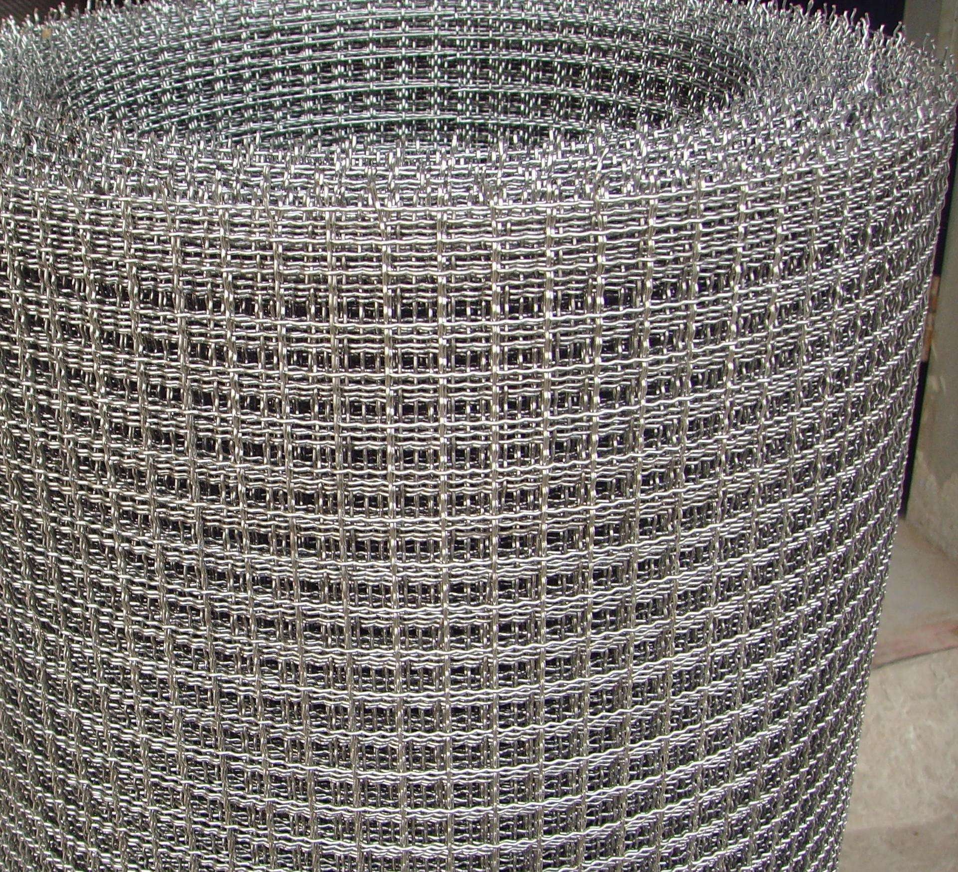 Anti Rust Crimped Wire Mesh With 316l Low Carbon Stainless Steel Material