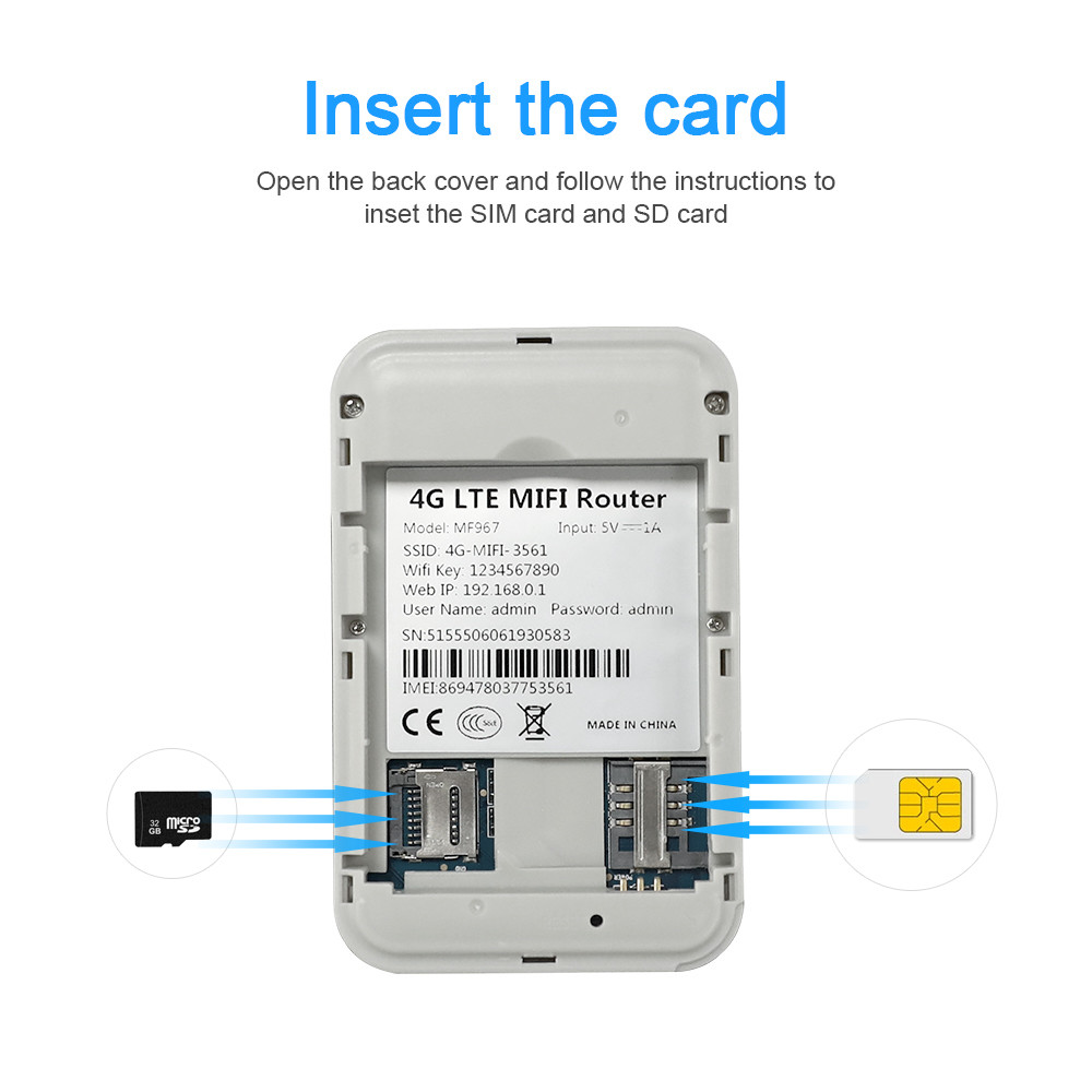 OLAX Mobile WiFi Hotspot Plug-In 4G LTE CAT6 Router ABS Full Network