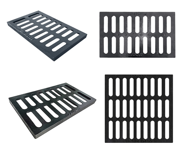 ASTM A36 Hot Dip Galvanized Grating Trench Cover With Frame