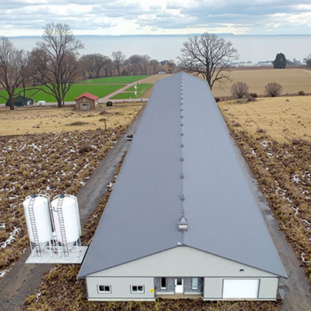 Wholesale Prefab Steel Chicken Shed Poultry Farm Building Customizable from china suppliers